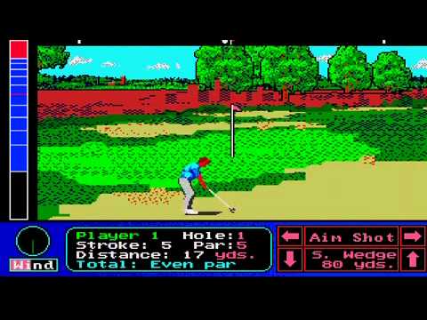 Jack Nicklaus' Greatest 18 Holes of Major Championship Golf PC Engine