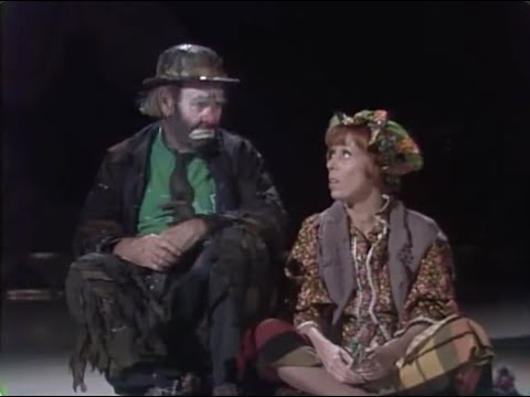 Emmett Kelly and Carol Burnett