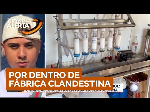 Bebida com metanol: Cidade Alerta entra em fábrica clandestina de bebidas alcoólicas