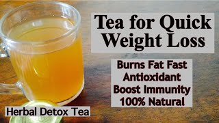 Herbal Detox tea for Weight Loss | How to Make herbal tea to lose Weight |Healthy Natural Spiced Tea
