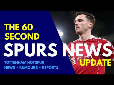 THE 60 SECOND SPURS NEWS UPDATE: Andy Robertson Deal OFF! Defeat for the Tottenham Women
