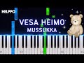 Vesa Heimo - Mussukka | Helppo Piano Tutorial