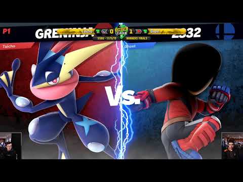 The Cheese League Nov'19 - SSBU - DF | Taicho (Greninja) vs Kanga | Ghost (Mii Brawler) - WF