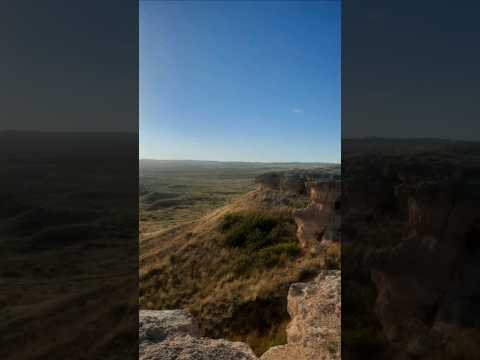The view from Point of Rocks on the Santa Fe Trail Cimarron National Grassland in Kansas #bestviews