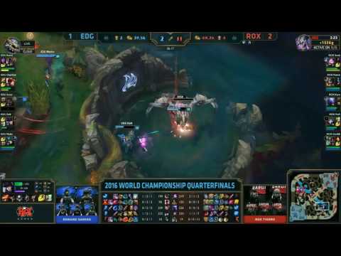 ROX vs EDG Highlights || Game 4 [Quarter Finals World 2016]