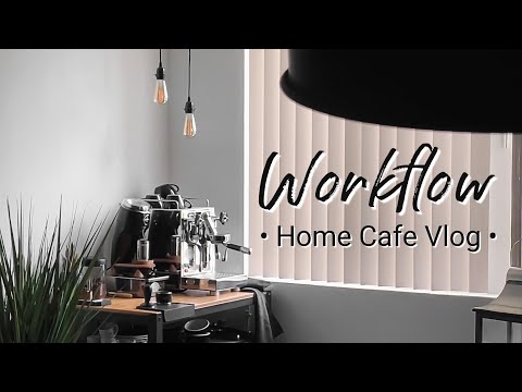 Workflow • Home Cafe Vlog • Latte Art • ECM Mechanika V Slim + Niche Zero  • Ep.#1