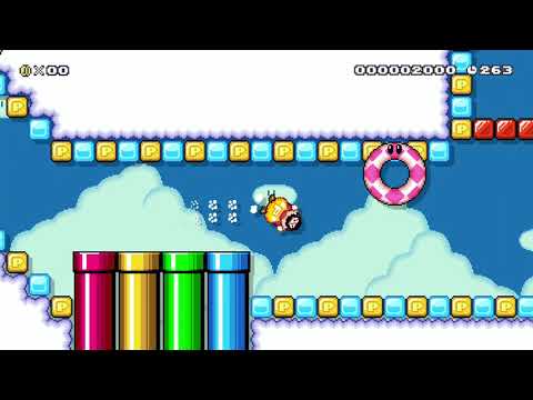 ☆ Mario Kart - Sunny Skies ☆ by SillyYoshi 🍄 Super Mario Maker 2 #ald