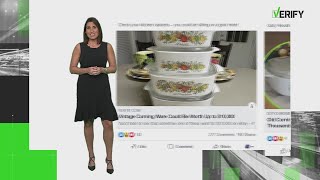 VERIFY: Is your Corningware really worth $10,000