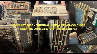 VCF EAST 2025 original amiga ttl logic chips c65, aa3000 and more!