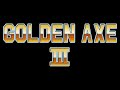 Golden Axe 3 Game Over