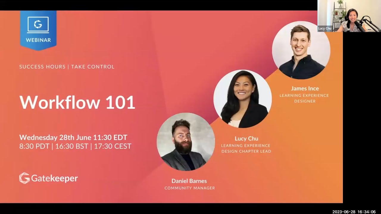Gatekeeper Webinar   Success Hours  Workflow 101