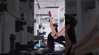 グラビアアイドル 大原優乃 ジム トレーニング動画 #shorts