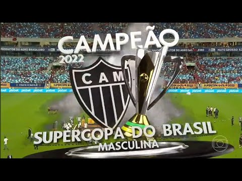 Flamengo 2 x 2 Atlético MG Final da Super copa do Brasil 2022 Jogo Completo GLOBO HD