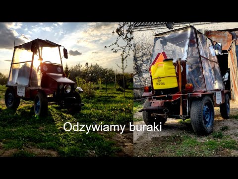 Vlog z działki #42- Pierwszy oprysk w burakach/wjazd z odżywką