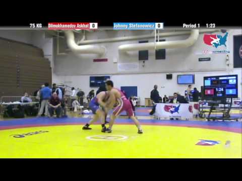 GR 75 KG - QF - Askhat Dilmukhamedov (KAZ) vs. Johnny Stefanowicz (USMC)