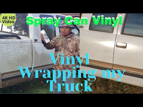 #Vinyl wrapping my Truck,) DIY spray Rust-Oleum Automtive Vinyl wrap Sprayable Peelable Vinyl Wrap