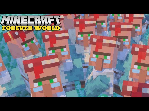 Getting Every Enchanted Book In My Forever World - Minecraft Survival Episode 19