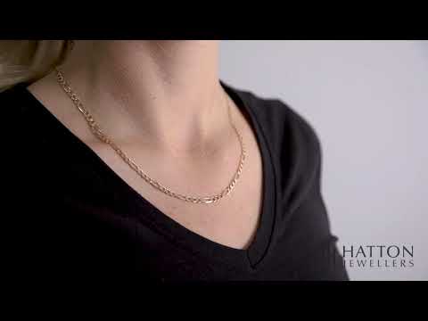 9ct Yellow Gold Solid Italian Made Figaro Chain - 3.5mm - 16" - 30"