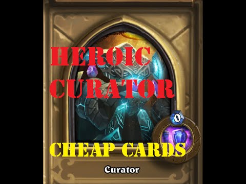 Hearthstone HEROIC Curator guide with Cheap Cards WARRIOR DECK