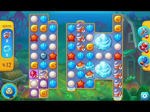 Fishdom Easy Level 10470 (with ingame lightning and firecracker boosters) @choraelmin