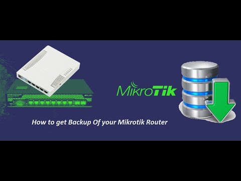 MikroTik router backup & restore