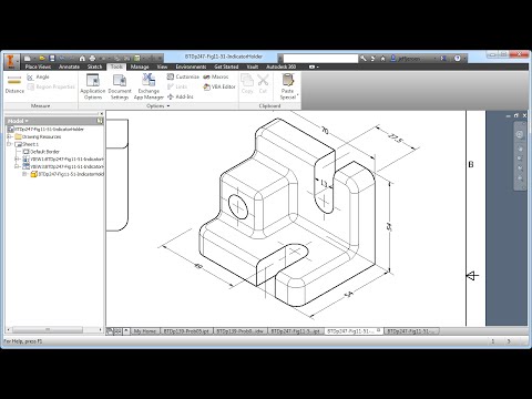 Inventor Tutorial with Isometric Sketches - Advanced part 2