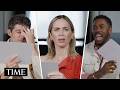 Emily Blunt Colman Domingo Josh O Connor Compete In A Steven Spielberg Movie Test