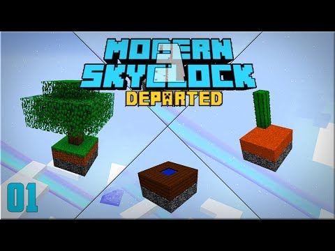 Modern Skyblock 3 Departed Punching Trees