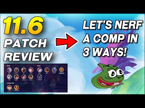 How to Nerf a Comp in 3 Ways | TFT Teamfight Tactics Patch 11.6 [Review]