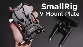 SmallRig Foldable V Mount Battery Plate for Sony A7 V, Nikon & Canon - Detailed look and accessories