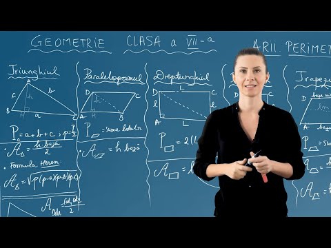 Arii și perimetre: triunghi, paralelogram, dreptunghi, pătrat, trapez și romb – Clasa a VII-a