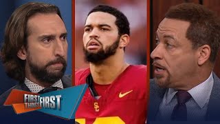 First Things First | Caleb Williams is the best QB prospect in the NFL ever - Nick Wright