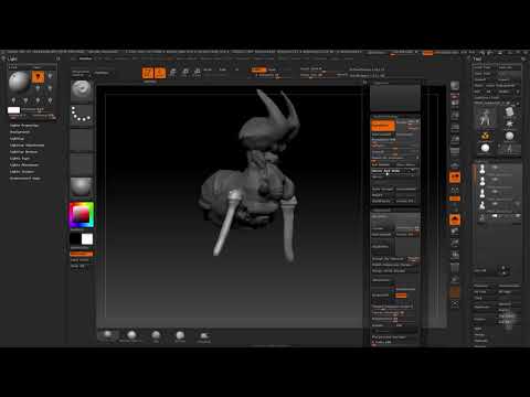 Gumroad - Intro to ZBrush Part 1 (rus) - 41 Beginner Exercise   Creature