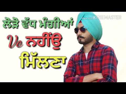 Jinna rabb ditta very nice whatsapp status latest punjabi