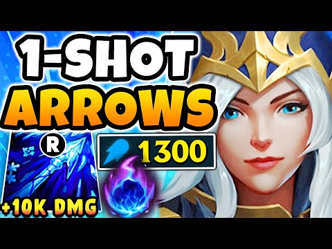 1300 AP ASHE ONLY NEEDS ONE ARROW! (ONE SHOT ARROWS)