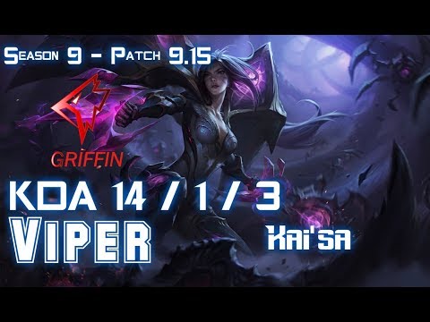 GRF Viper KAI'SA vs KINDRED ADC - Patch 9.15 KR Ranked