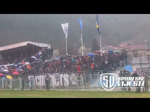 Druga liga FBiH - grupa Centar 2022/23, Famos Hrasnica - Čelik Zenica 0-1, atmosfera na tribinama