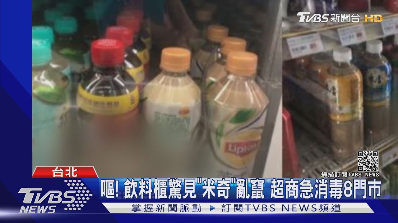 嘔!飲料櫃驚見「米奇」亂竄 超商急消毒8門市