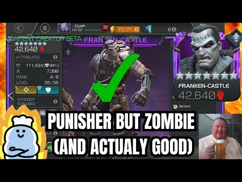 I'M FRANKING MY CASTLE- RANK 4 ZOMBIE PUNISHER SHOWCASE... WILL THEY BE GOOD FOR BATTLEGROUNDS? MCOC