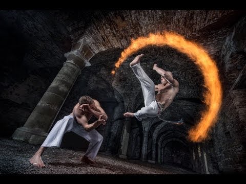 BTS - Pyrotechnics and Capoeira in an abbey in Belgium!