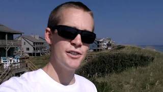 preview picture of video 'Outer Banks Beach Report from Duck, NC 9/13/11'