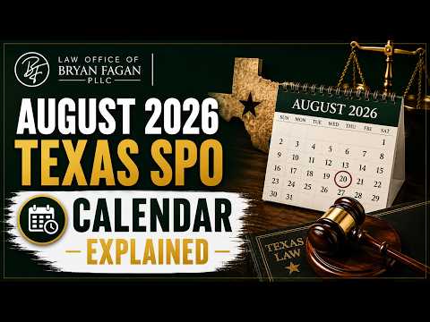 August 2026 Texas Spo Calendar Explained