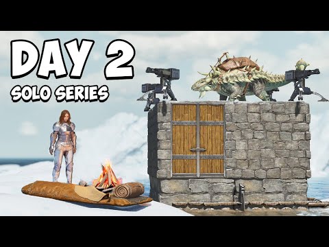 Upgrading My SOLO Raft Base On ARK Ascended Small Tribes