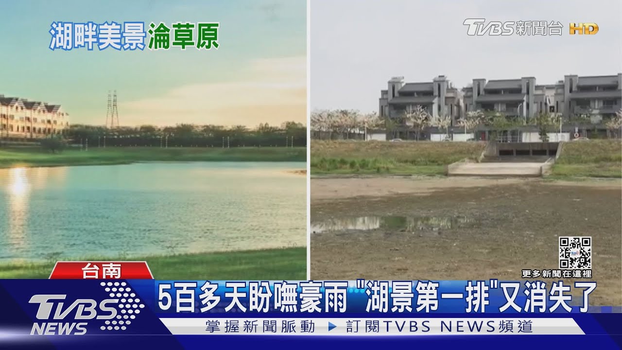 2月一滴雨也沒!南台灣30年來嚴重乾旱 「湖景第一排」沒了