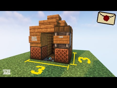 TheJoCraft - 3 x 3 REDSTONE HOUSE in Minecraft (with elevator) 📪