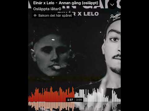 🕊️Einár X Lelo - Annan gång (osläppt) #rap #music #einár #Lelo