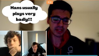 Anish also believes Magnus is insinuating about Hans Cheating | Champions Chess Tour 2022