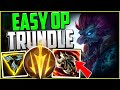 TRUNDLE TOP IS NOT FAIR... - How to Play Trundle Top & CARRY for Beginners (Best Build/Runes)