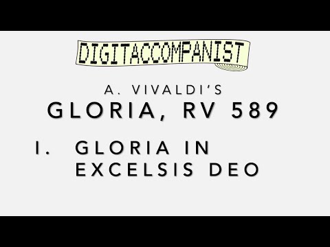 Gloria, RV 589 - I. Gloria in excelsis Deo – Digital Accompaniment