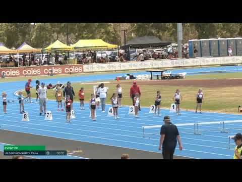 Girls U09 60m Hurdles Heat 4: 2025/26 State Combined Event Championships